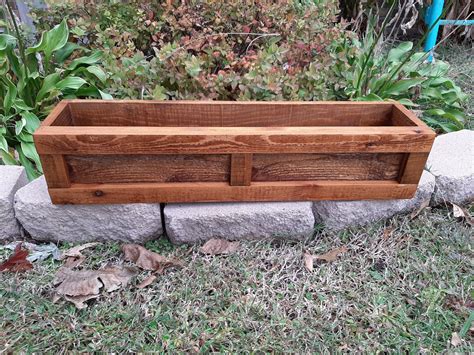 wood window box sizes